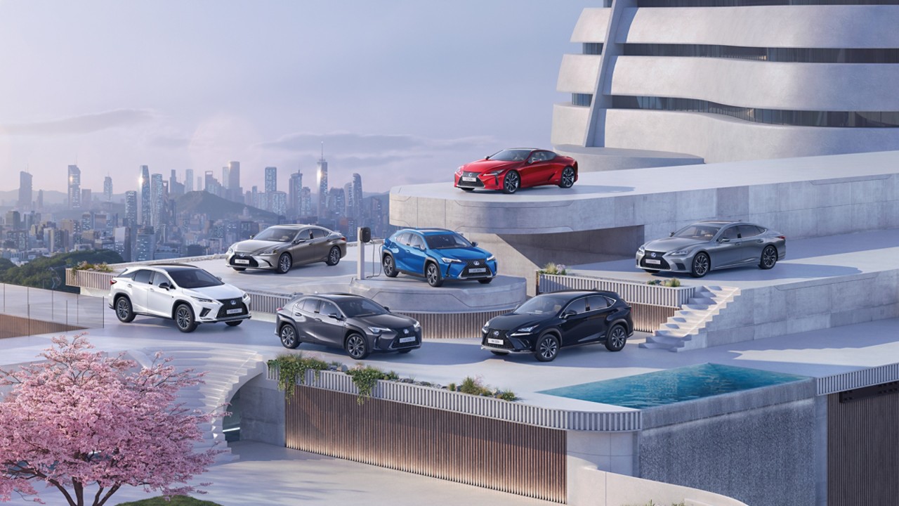 Fleet range of Lexus models